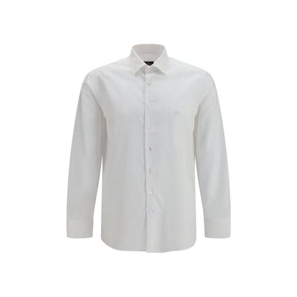 Etro White Cotton Dress Men's Shirt